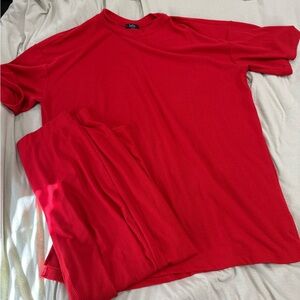 Dressed in LALA Red Lounge Set